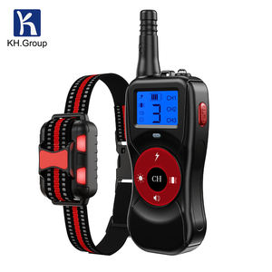 <span class=keywords><strong>Collar</strong></span> de entrenamiento de perros de plástico personalizado profesional con control remoto IP67 impermeable recargable descarga eléctrica y vibración - Product Image 3