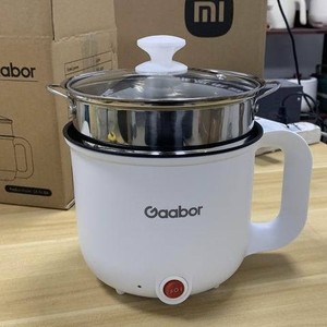 Cuiseur vapeur électrique Oaabor 800 W, commande mécanique, couvercle en verre trempé à 1 niveau, boîtier en plastique - Product Image 1