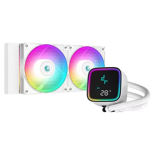 Cpu Liquid Cooler With IPS LCD Temperature Display Screen Cpu Fan Pc Water Cooling With Temperature Display with LCD Display