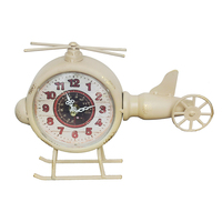 Jam Dinding Logam Vintage dengan Desain Modern dan Angka Arab, Jam Meja atau Dinding Bentuk Hewan untuk Dekorasi Ruang Tamu
