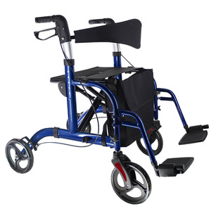 Silla de Ruedas Ligera y Plegable para <span class=keywords><strong>Personas</strong></span> <span class=keywords><strong>Mayores</strong></span>, Silla de Transporte para Pasajeros y Cuidadores - Product Image 1