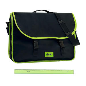 ARDA - MALETÍN ELASTIKA CON CORREA PARA EL HOMBRO 52X37CM NEGRO/VERDE - Product Image 1