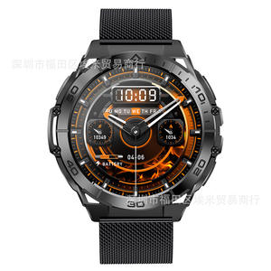 Büyük HD AMOLED Ekranlı Erkek Akıllı Saati Dayanıklı Spor ve Fitness Saati Su Geçirmez IOS ve Android ile Uyumlu - Product Image 2