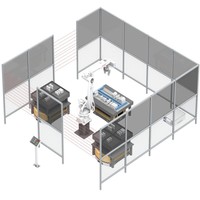 Bras de robot industriel à 6 axes, charge utile de 20 kg, portée de 1143 mm pour le soudage et l'assemblage automatisés dans l'industrie électronique