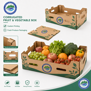 <span class=keywords><strong>Cajas</strong></span> <span class=keywords><strong>de</strong></span> Cartón Rígido con Logotipo Personalizado, Forro <span class=keywords><strong>de</strong></span> Esponja, Ecológicas, Reciclables, <span class=keywords><strong>para</strong></span> Frutas y Verduras, Arándanos, Mango, Tomate - Product Image 1