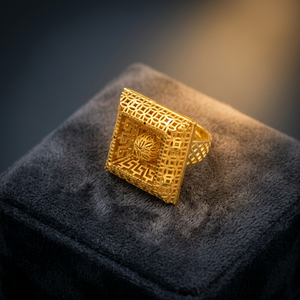 แหวนทองชุบไมครอน 14K 18K 24K ขายส่ง แหวนนิ้วแบบดั้งเดิม แหวนทองฟิล แหวนแฟชั่น โอโร จอยเอเรีย - Product Image 2
