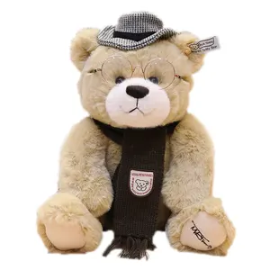 도매 2020 귀여운 테디 베어 모자와 가운 승화 로고 곰 졸업