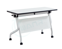 Structure en acier avec cadre en alliage d'aluminium Chaise de bureau de formation pliante et base de table de conférence pour l'école, le bureau et le réseau de livres