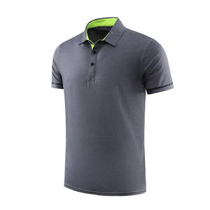 <span class=keywords><strong>Polo</strong></span> personnalisé vierge en fibre de soie glacée pour uniforme de travail, entraînement sportif, course à pied, golf, avec logo brodé, pour hommes - Product Image 6