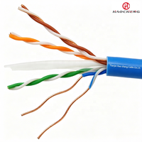 Câble réseau Cat6 305m 23AWG Cuivre toronné IP44 4 paires UTP 550MHz Vente en gros