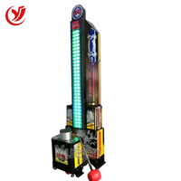 Équipement sportif d'intérieur de divertissement, machine de jeu de boxe à frapper à pièces, Arcade King of Hammers