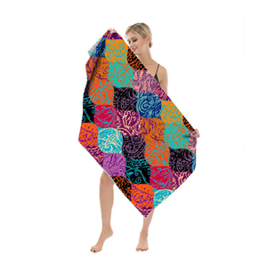 Toalla de Playa de Microfibra Estampada Personalizada, Secado Rápido, Suave, Ligera, Antiarena, para Camping, Ducha y Natación - Product Image 5