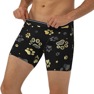 Wholesale <strong>Boxer</strong> Cute Cat Paw Men's Underwear Digital Print <strong>clear</strong> Pattern Men's <strong>Boxer</strong> <strong>Briefs</strong> Custom Size Short Underwear - Product Image 1