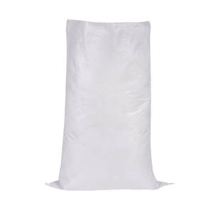 卸売 白い織りバッグ 麻袋 ナイロンバッグ 防水 小麦粉 米 移動用バッグ 厚手の飼料袋 - Product Image 1