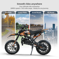 VALTINSU Moto tout-terrain automatique à essence 49cc pour enfants, modèle monopièce