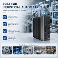Ordinateur industriel embarqué sans ventilateur sur rail DIN avec 3 ports LAN, 4 ports COM, N97 I3-N305 pour l'automatisation AMR AGV 9-36V DC en stock