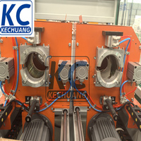 Hochleistungs-Mehrfachdüsen-Doppelschnecken-PVC-Rohrextrusionsanlage mit 2/4 Düsen für kleine Rohre 16-40mm