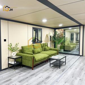 20-Fuß erweiterbares, modernes Stahlcontainerhaus mit Doppelflügel – Bürogebäude, Villa, Schlafzimmer, tragbares Fertighaus für den Außenbereich - Product Image 3
