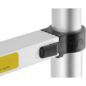 Échelle télescopique mobile robuste pour toiture, pliable et roulante, pour usage domestique - Product Image 3
