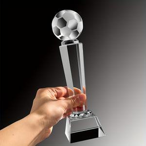 Trofeo de campeonato de fútbol de cristal personalizado, recompensa para competiciones deportivas, máximo goleador y portero, regalo de recuerdo - Product Image 2