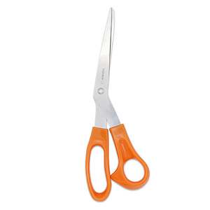 Tijeras de Oficina de Acero Inoxidable Color Naranja, Tijeras de Cabeza Recta para Manualidades, Uso Doméstico y de Sastrería - Product Image 2