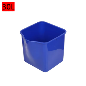 <span class=keywords><strong>Seau</strong></span> à serpillière double compartiment commercial 30L avec essoreuse à pression robuste, double fonction de nettoyage, portable, <span class=keywords><strong>en</strong></span> plastique pour usage domestique - Product Image 5