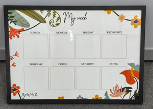 Nouveau design d'usine personnalisé n'importe quel design n'importe quelle couleur sizehome décoratif magnétique hebdomadaire mois plan <span class=keywords><strong>tableau</strong></span> mémo mural - Product Image 5