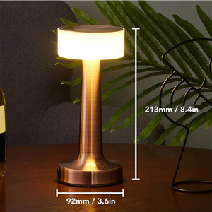 Interruptor táctil, luces <span class=keywords><strong>Led</strong></span> de noche para cabecera, luz de escritorio recargable, lámpara de mesa <span class=keywords><strong>Led</strong></span> <span class=keywords><strong>Usb</strong></span> recargable para restaurante y Hotel - Product Image 4