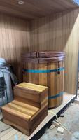Ensemble HomeSpa Vitality : Sauna à vapeur et bain froid pour le bien-être quotidien, certifié CE