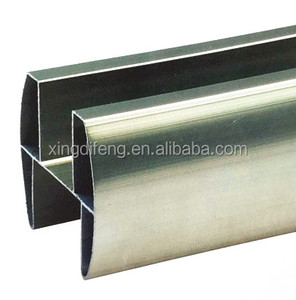 Đánh bóng thép không gỉ và màu nhôm U hồ sơ nhà vệ sinh phân vùng tường Bảng điều khiển phụ kiện - Product Image 2