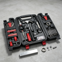 Lot de 142 outils à main en acier au carbone avec mallette de transport robuste, disponible en version OEM
