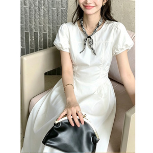 Korean Dresses - Korean Silk Dresses - 2025 Elegant Maxi