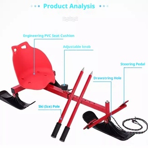 Vente Flash 2025 : Luge à Glace et <span class=keywords><strong>Chariot</strong></span> à <span class=keywords><strong>Neige</strong></span> pour Enfants, Glisseur d'Hiver Multifonctionnel pour Enfants - Product Image 2