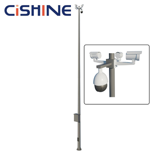 Soporte de Montaje de Acero Inoxidable <span class=keywords><strong>para</strong></span> Cámara de Seguridad CCTV, Redondo, Cónico, Galvanizado, <span class=keywords><strong>para</strong></span> Exteriores, Ajustable <span class=keywords><strong>para</strong></span> Poste de Luz de Calle - Product Image 6