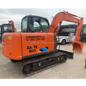 ZAXIS ORIGINAL 60 USADO HITACHI ZX60 DIGGER COM PEÇAS DE REPOSIÇÃO ORIGINAIS BOA CONDIÇÃO. EXCAVADOR DE SEGUNDA MÃO USADO CRAWLER EXCAVADOR