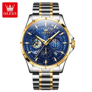 Reloj OLEVS 5538 con Logotipo OEM, Reloj de Lujo de Diseño de Marca, Reloj de Cuarzo Personalizado de Acero Inoxidable, Fabricante de Relojes - Product Image 4