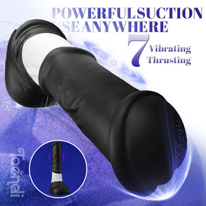 Vibratore Elettrico Telescopico <span class=keywords><strong>a</strong></span> Forma di Cavallo Fantastico per Sesso Adulti e Massaggio Femminile - Product Image 2