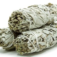 Bouquet de sauge blanche bio, écologique et fait main, bâtonnets parfumés pour purification, méditation, yoga, bois aromatique Palo Santo