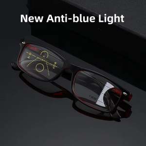Gafas de Lectura con Logotipo Personalizado, Retro 2025, Multifocales, con Filtro de Luz Azul, Montura Cuadrada, para Hombre y Mujer - Product Image 2