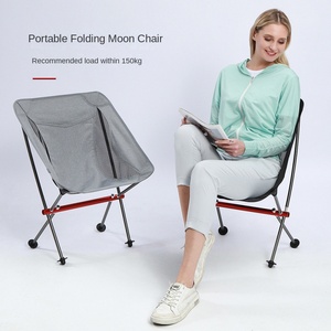 Chaise pliante de camping et de pêche, chaise longue de plage pour touristes, chaise pliante pour la détente, mobilier de loisirs pliable pour les voyages et les pique-niques - Product Image 4