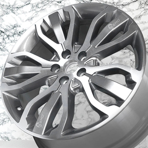 Jantes <span class=keywords><strong>en</strong></span> alliage moulé sous pression haute performance 21x9,5" 5x120, roues personnalisées <span class=keywords><strong>argent</strong></span>/noir 21" - Product Image 2