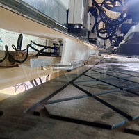 WYT-2024 CNC haute vitesse main libre formage à chaud machine à plastifier pour armoire porte d'armoire