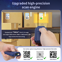 NETUM E950 Blue Tooth 2D QR Lecteur de code à barres automatique sans fil Gun Scan Back Clip Work with Tablet IOS MacOS for Logistic POS