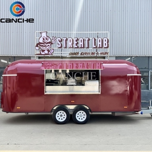 Remolque de Comida Rápida de Acero Inoxidable de Buena Calidad, Cocina Móvil para Barbacoa, Totalmente Equipado, Estándar de EE. UU. y Europa, Camión de Comida Completo para Snacks - Product Image 3
