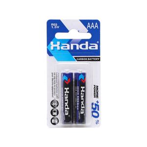 Cuanen, Proveedor Chino de Calidad, Baterías de Zinc-Carbón AAA de 1.5v, Tamaño R03 Um4, 2 Blísteres, 4 Blísteres por Paquete - Product Image 5