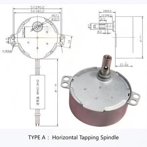มอเตอร์ซิงโครนัส <span class=keywords><strong>BLDC</strong></span> รุ่น JS-50B(S) ปรับแต่งได้ เสียงเบา - 4W DC 5-24V 0.9-60RPM เฟืองพลาสติก สำหรับชั้นวางสินค้าปลีก - Product Image 3