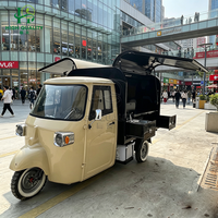 Tricycle alimentaire électrique personnalisé de haute qualité avec un grand espace de rangement pour les ventes en extérieur
