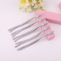 Bande élastique réglable de 5 mm en gros pour masque, cordon élastique pour boucle d'oreille, bande réglable souple et plate pour masque facial