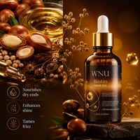 Minyak Rambut Biotin Organik Vegan WNU OEM untuk Rambut Rusak dan Keriting, Perawatan Rambut Konsentrat, Menutrisi, Memperbaiki, Melembapkan, Mengilapkan, dan Mengatasi Rambut Kusut