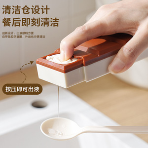 Ensemble de couverts en chocolat Heartmade : cuillère, fourchette, baguettes, qualité alimentaire, portable, boîte de rangement pour camping - Product Image 3